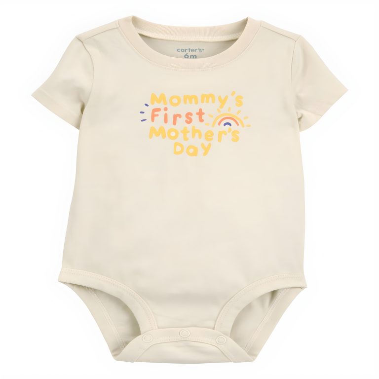 Baby Mommy's First Mother's Day Short Sleeve Bodysuit