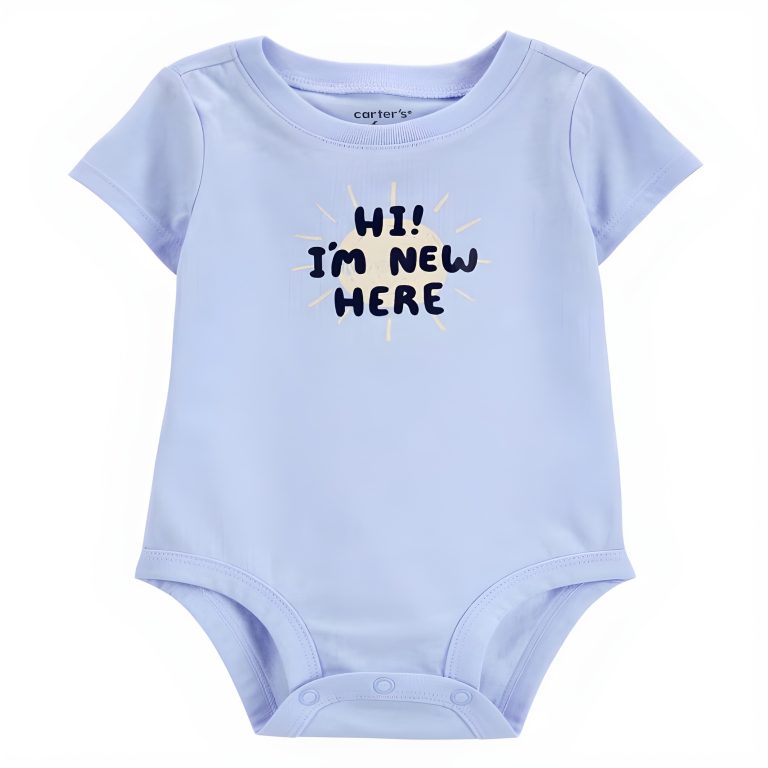 Baby I'm New Here Short-Sleeve Bodysuit